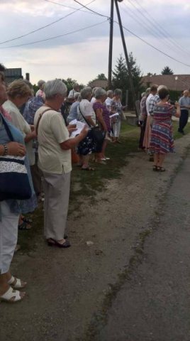 2017 Temetői harangláb és az áthelyezett keresztek megáldása