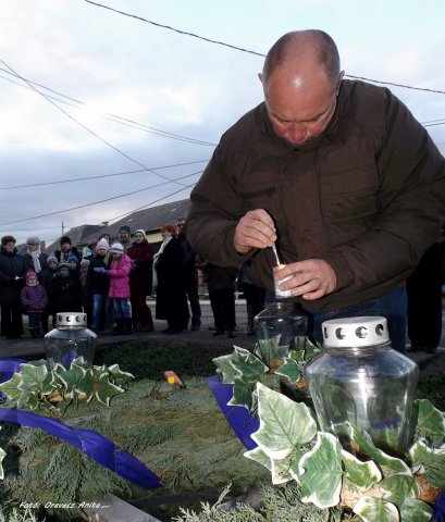 Adventi gyertyák meggyújtása 2015